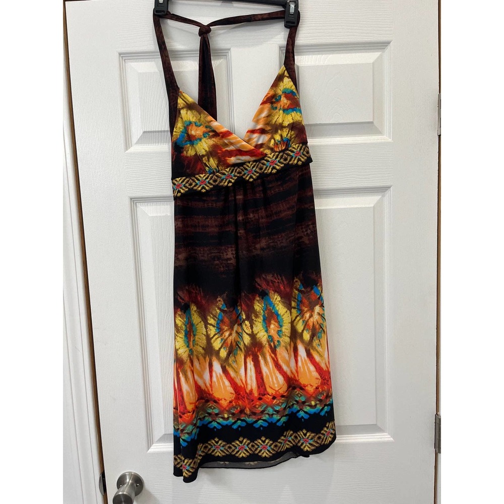 Ruby Rox large halter swimsuit coverup